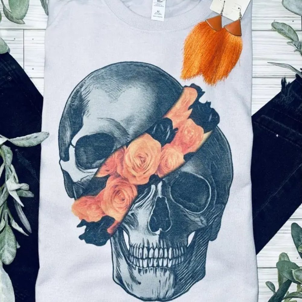 Split Skull Graphic Tee